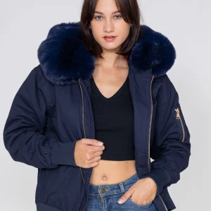 Ada W blouson bomber en marine