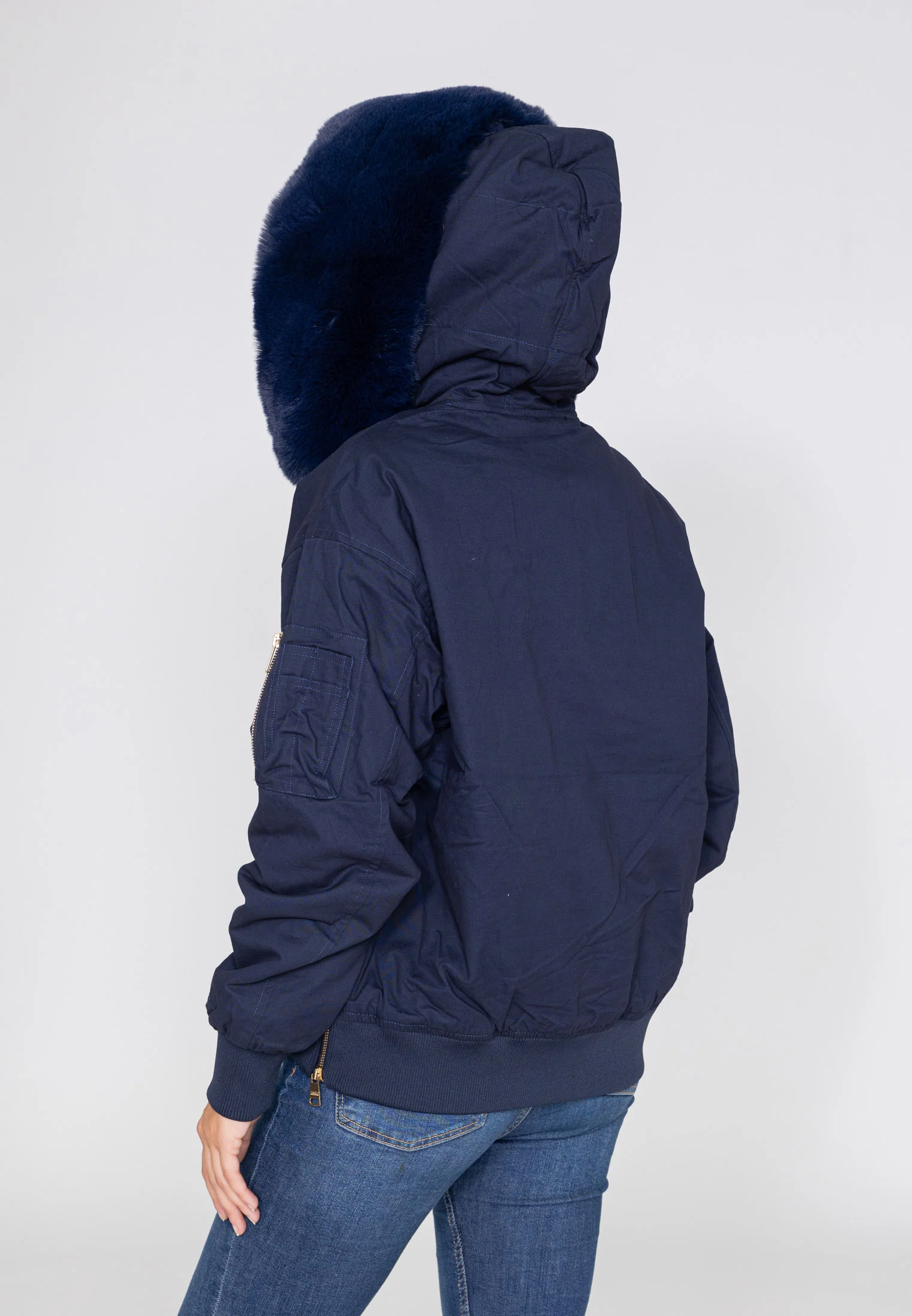 Ada W blouson bomber en marine – Image 2