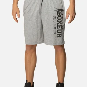 Short d'entraînement Big Print en Grey Mel