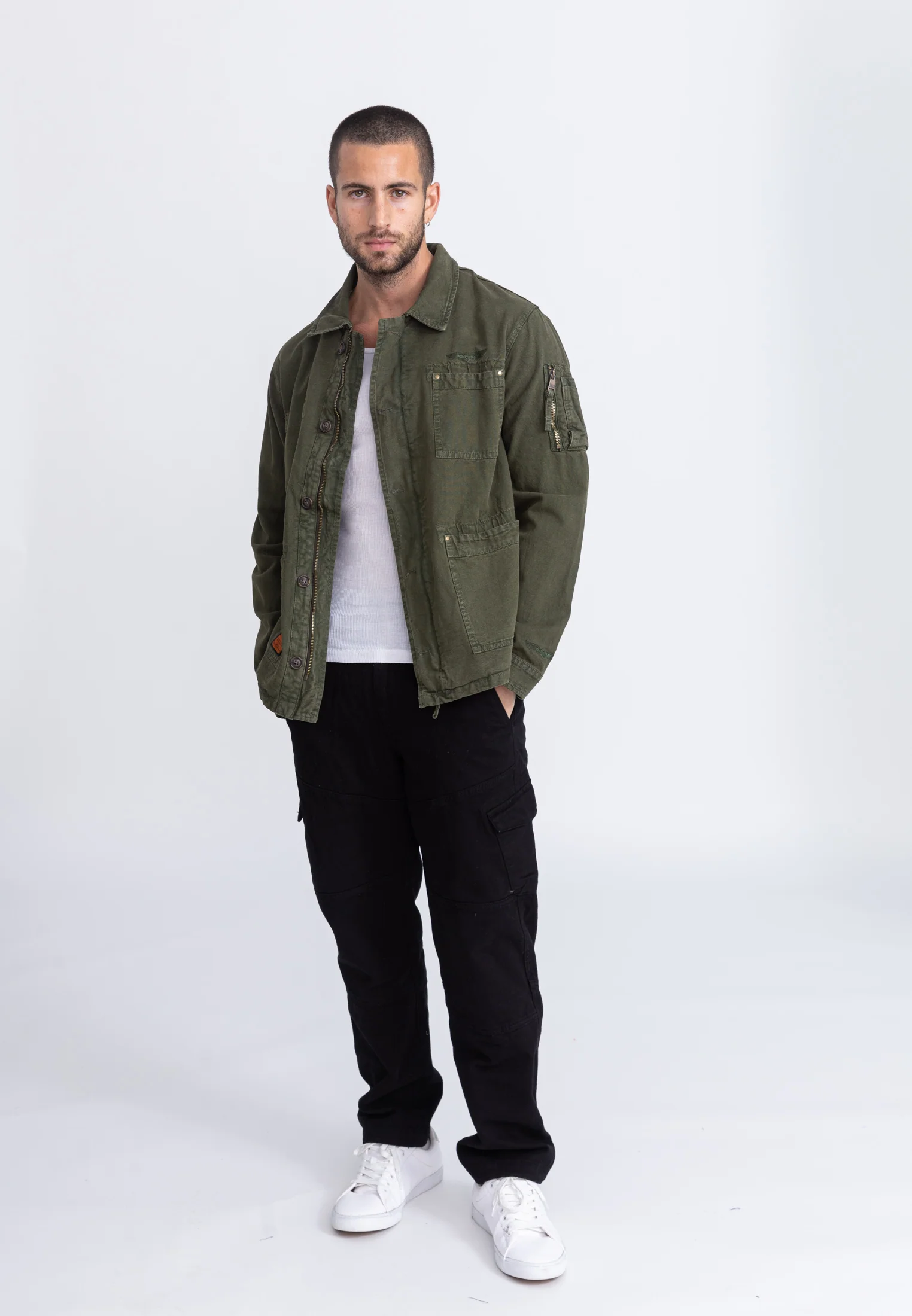 Veste Davis M en kaki – Image 4