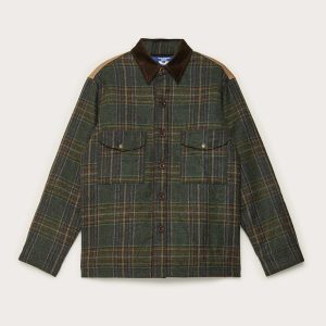 FILSON X JUNYA WATANABE WOOL-LEATHER SHIRT