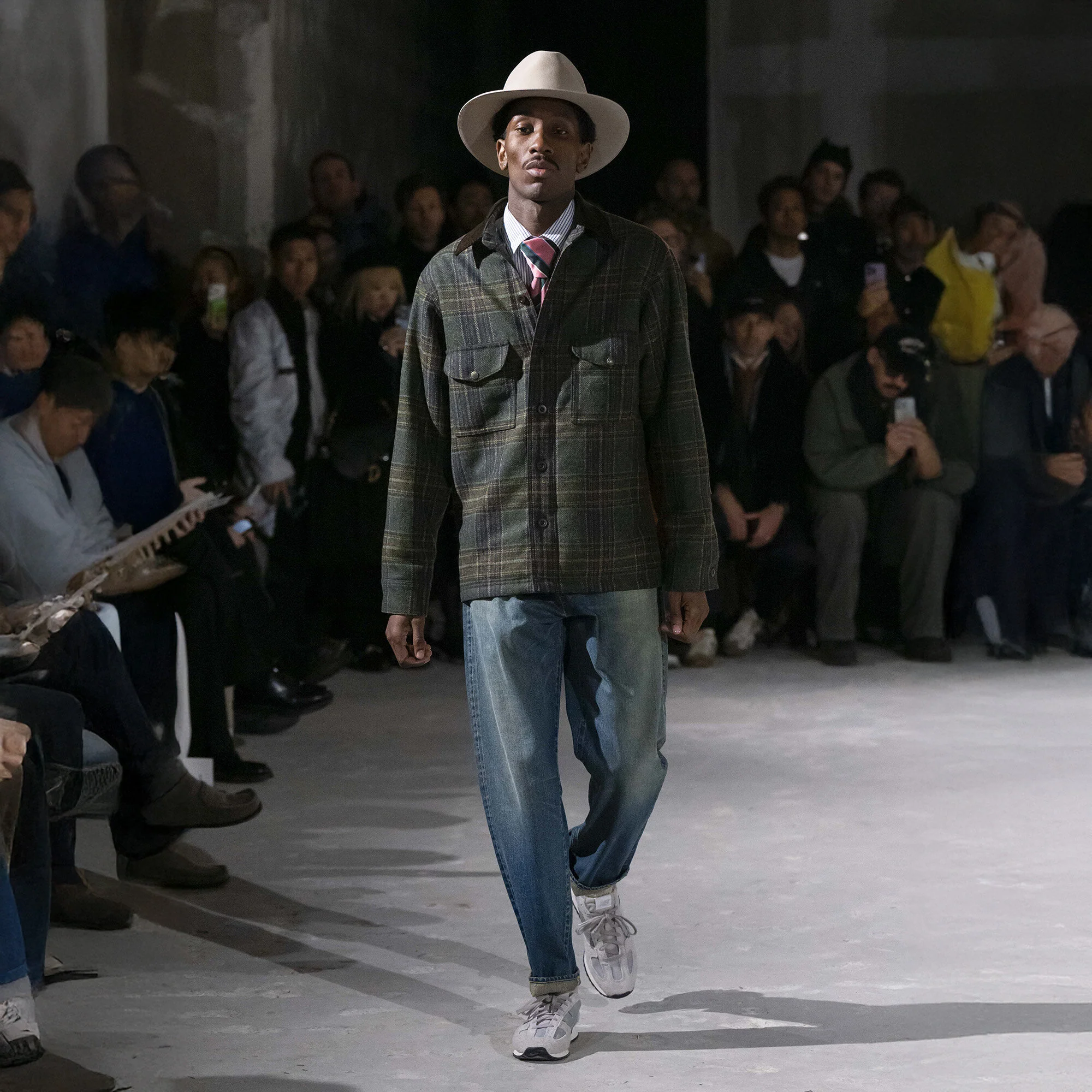 FILSON X JUNYA WATANABE WOOL-LEATHER SHIRT – Image 5