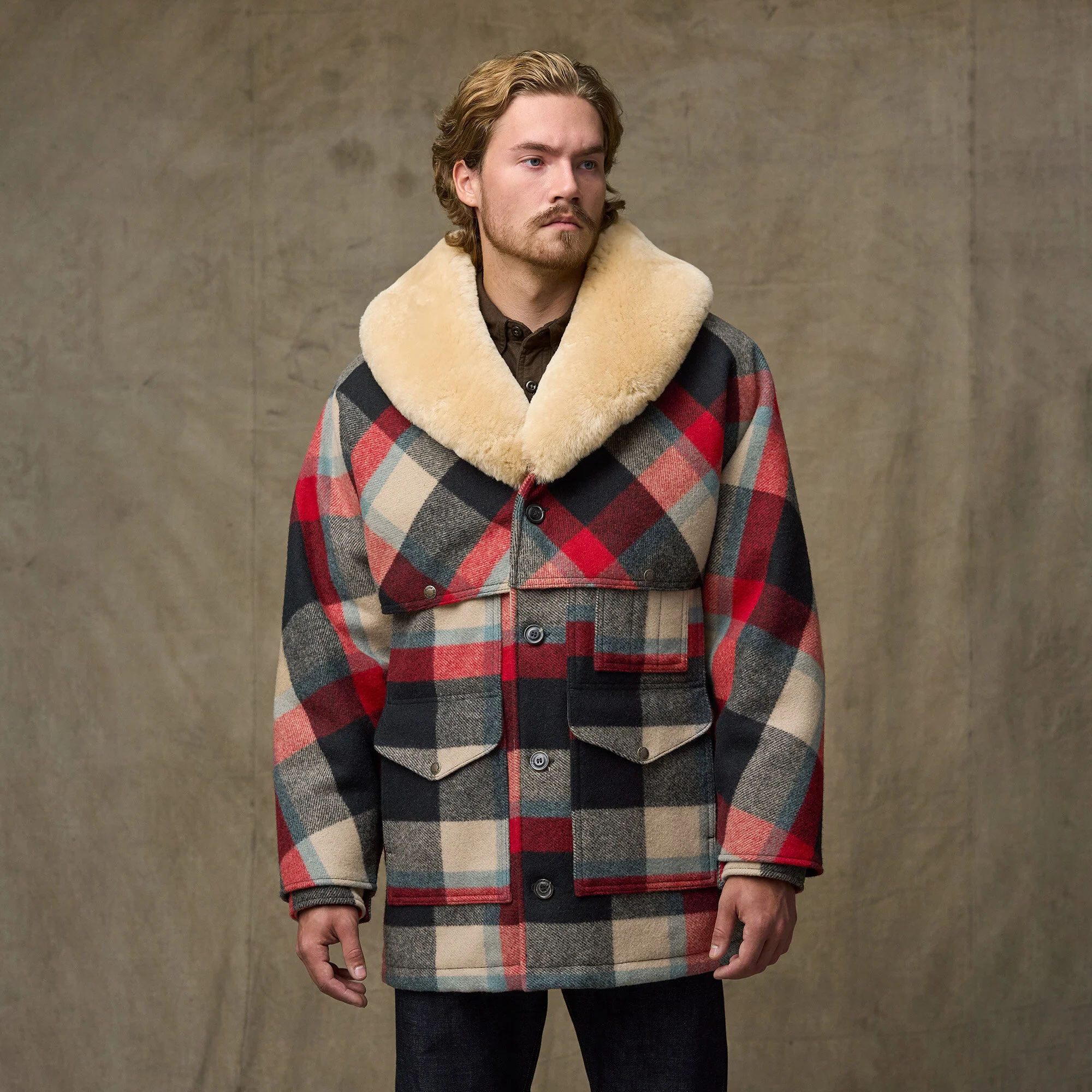 Lined Mackinaw Wool Packer Coat – Image 9