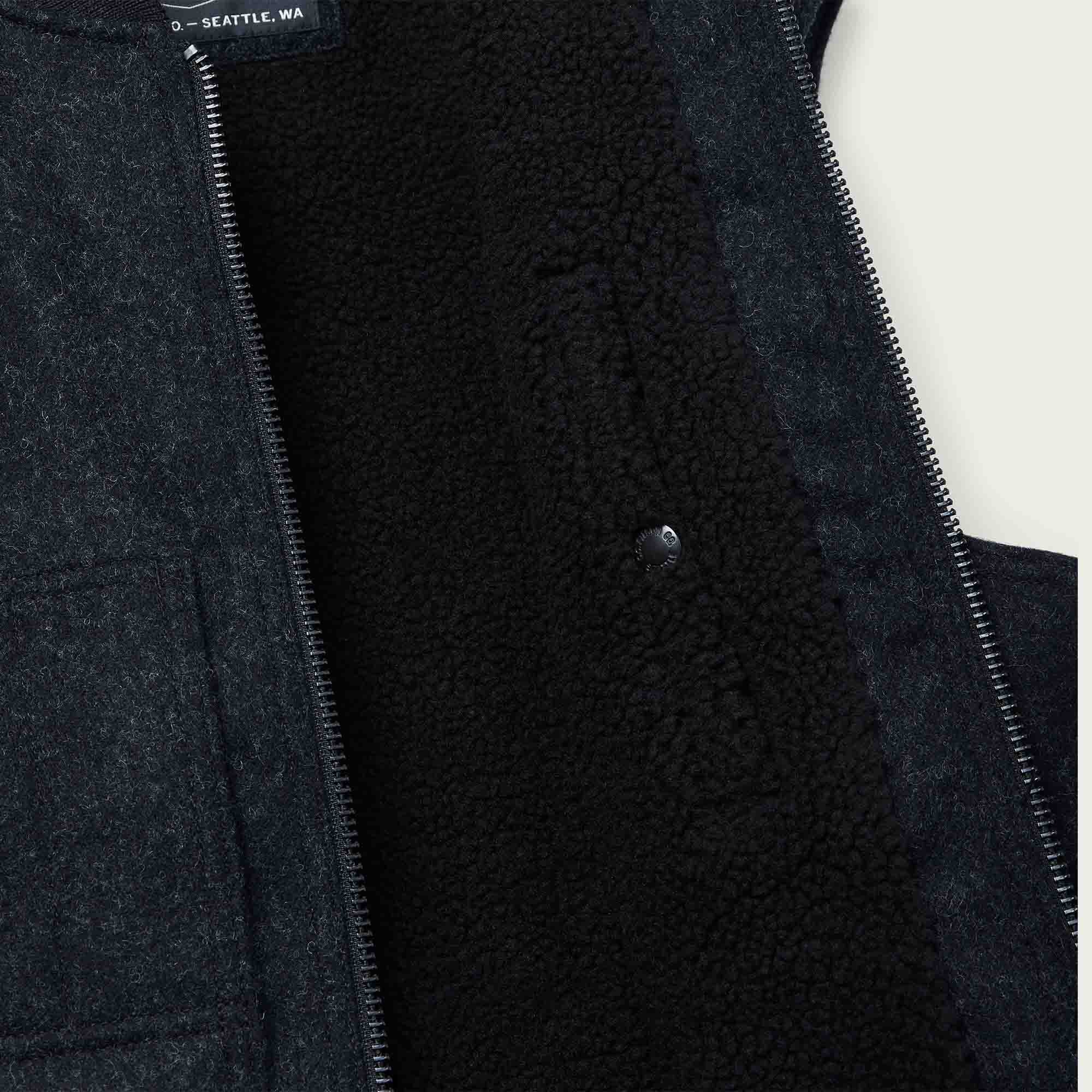 LINED MACKINAW WOOL WORK VEST – Image 4