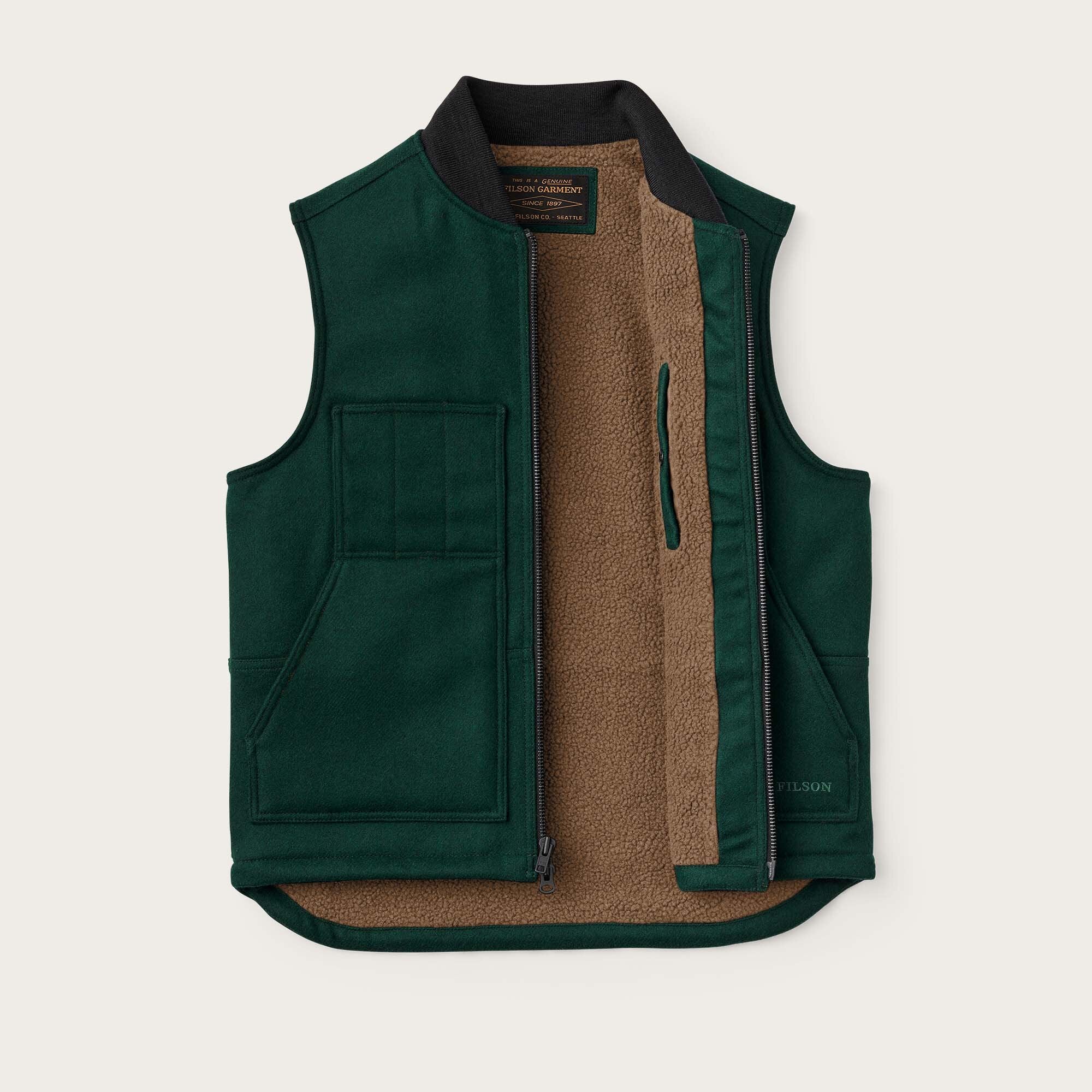 LINED MACKINAW WOOL WORK VEST – Image 2