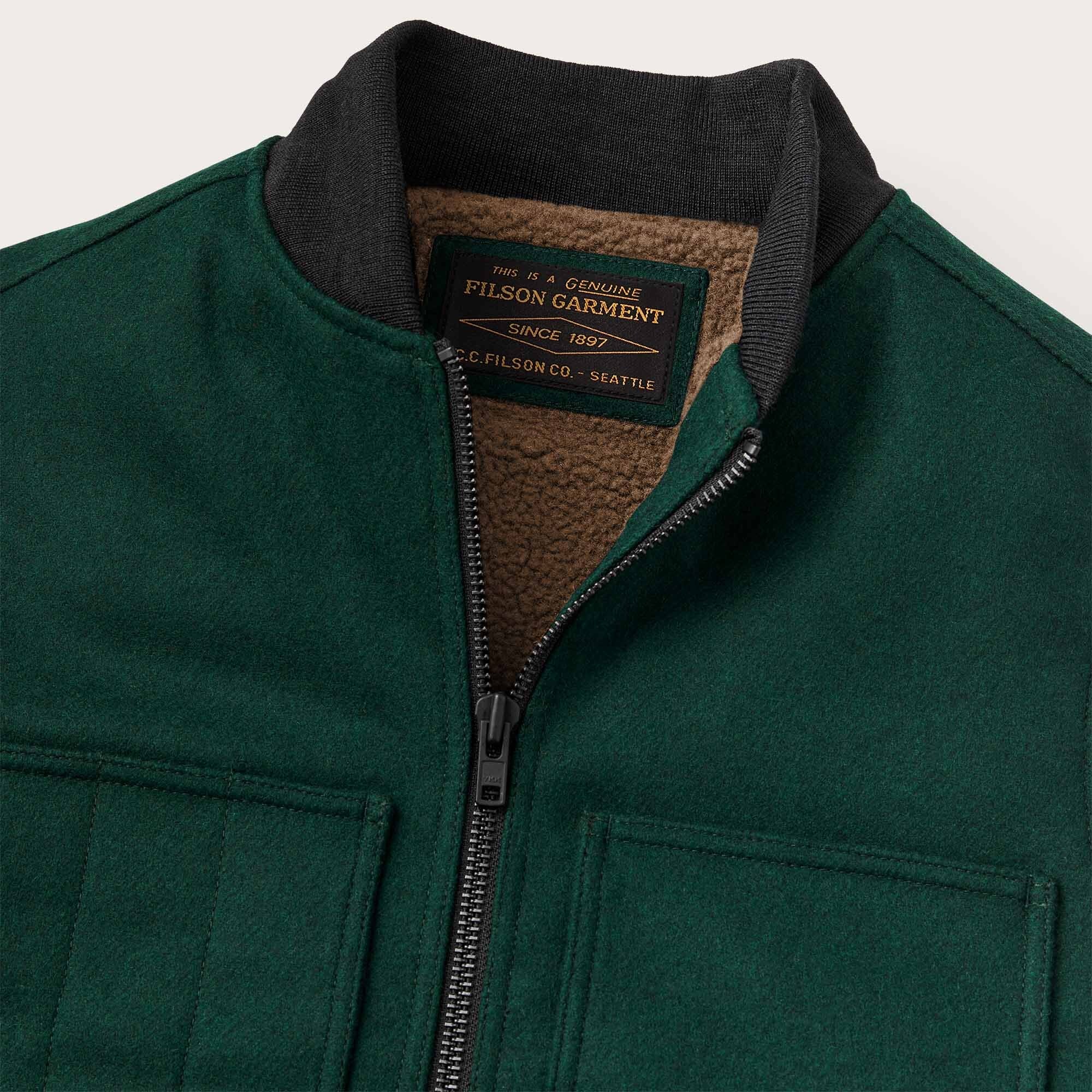 LINED MACKINAW WOOL WORK VEST – Image 5
