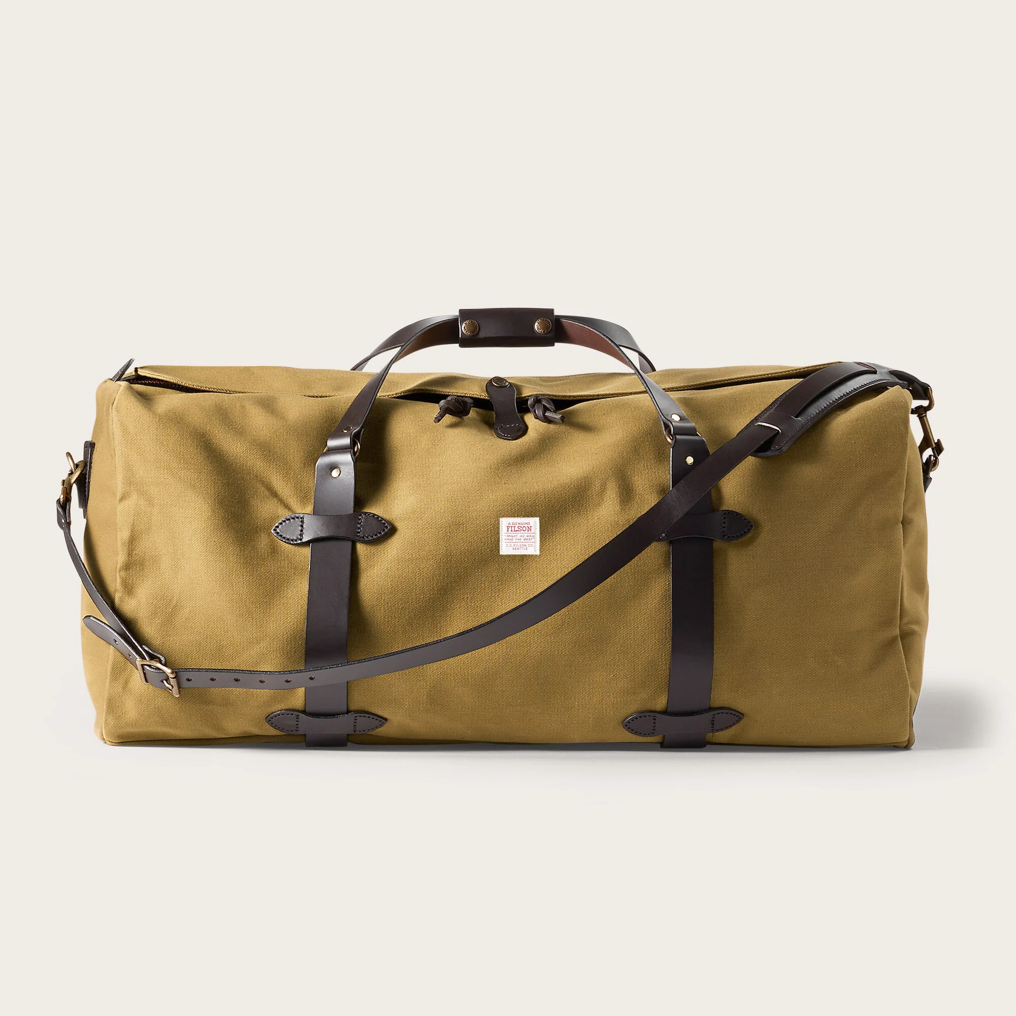 LARGE RUGGED TWILL DUFFLE BAG