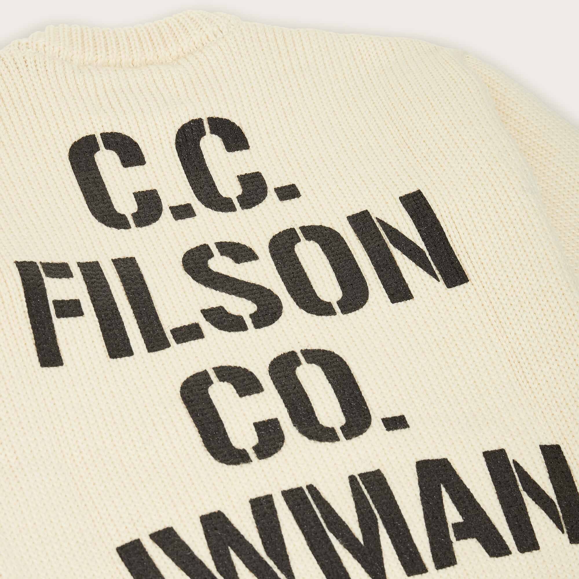 FILSON X JUNYA WATANABE CREWNECK WOOL GRAPHIC SWEATER – Image 2