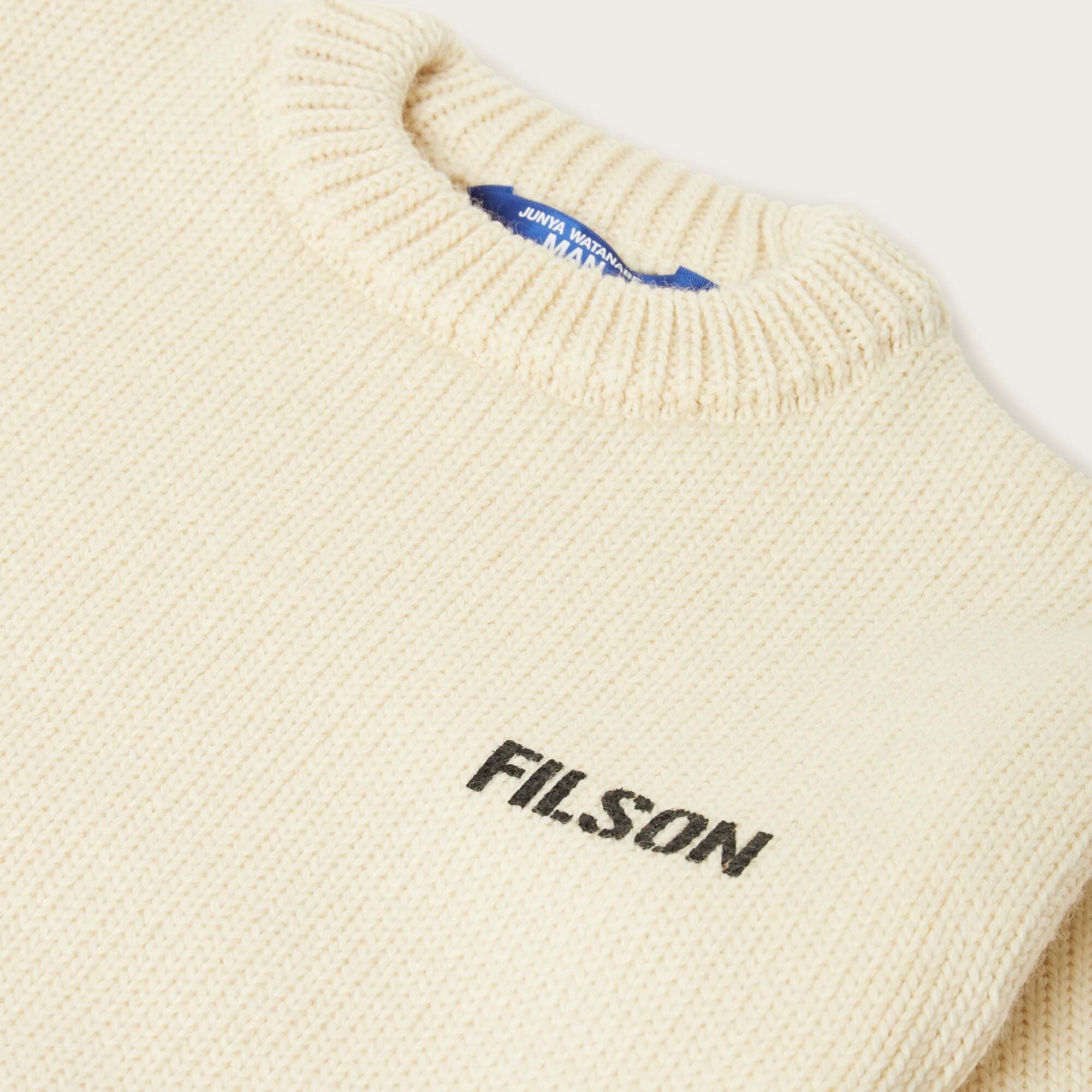 FILSON X JUNYA WATANABE CREWNECK WOOL GRAPHIC SWEATER – Image 3
