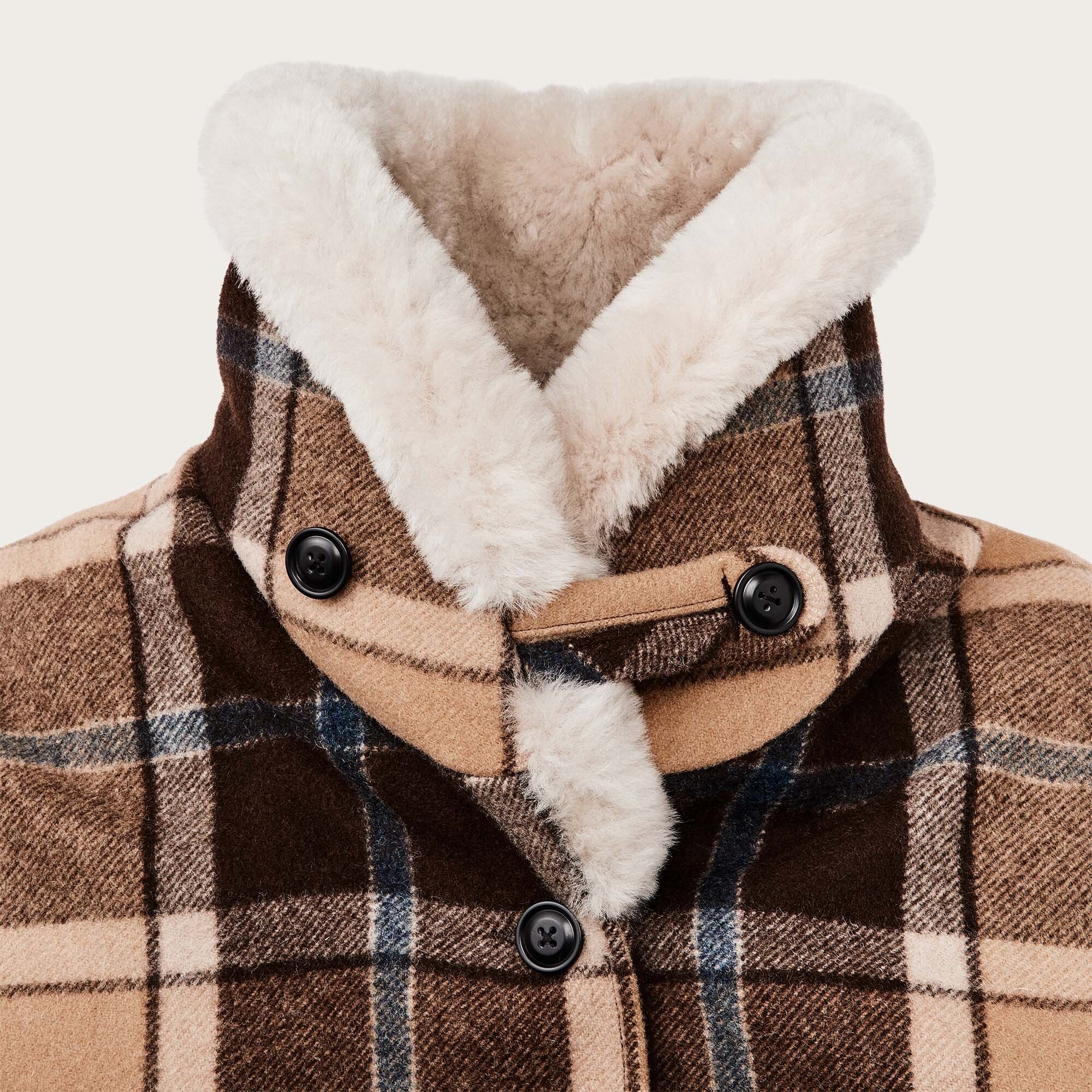 WOMEN'S LINED WOOL PACKER COAT – Image 4