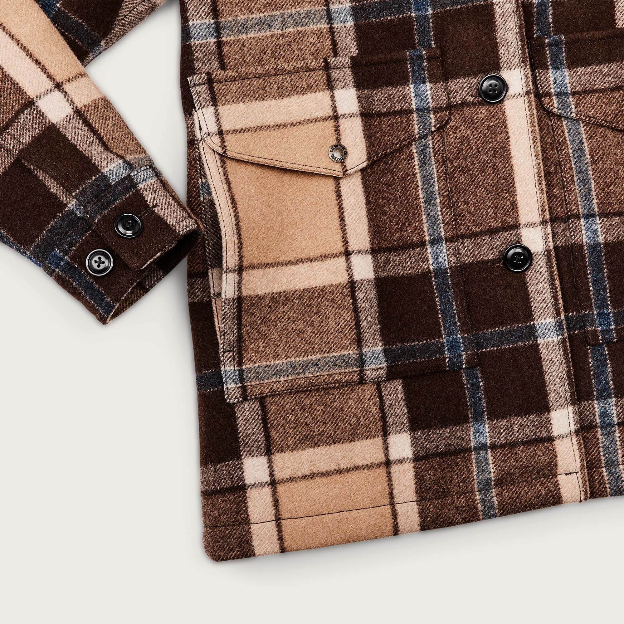 WOMEN'S LINED WOOL PACKER COAT – Image 5