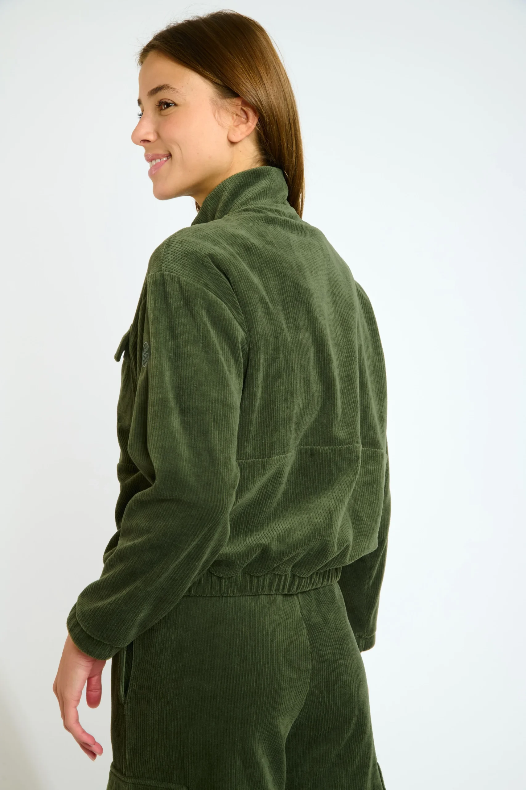 GAVIN-QUANDARY Sweat-shirt en kaki – Image 2