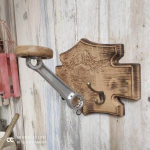 Porte casque décor Harley Davison Original