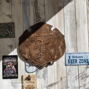 Porte casque Harley grand modèle