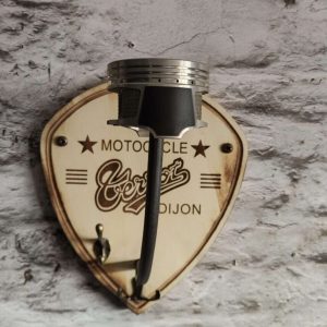 Porte-Casque Moto Terrot Dijon écusson