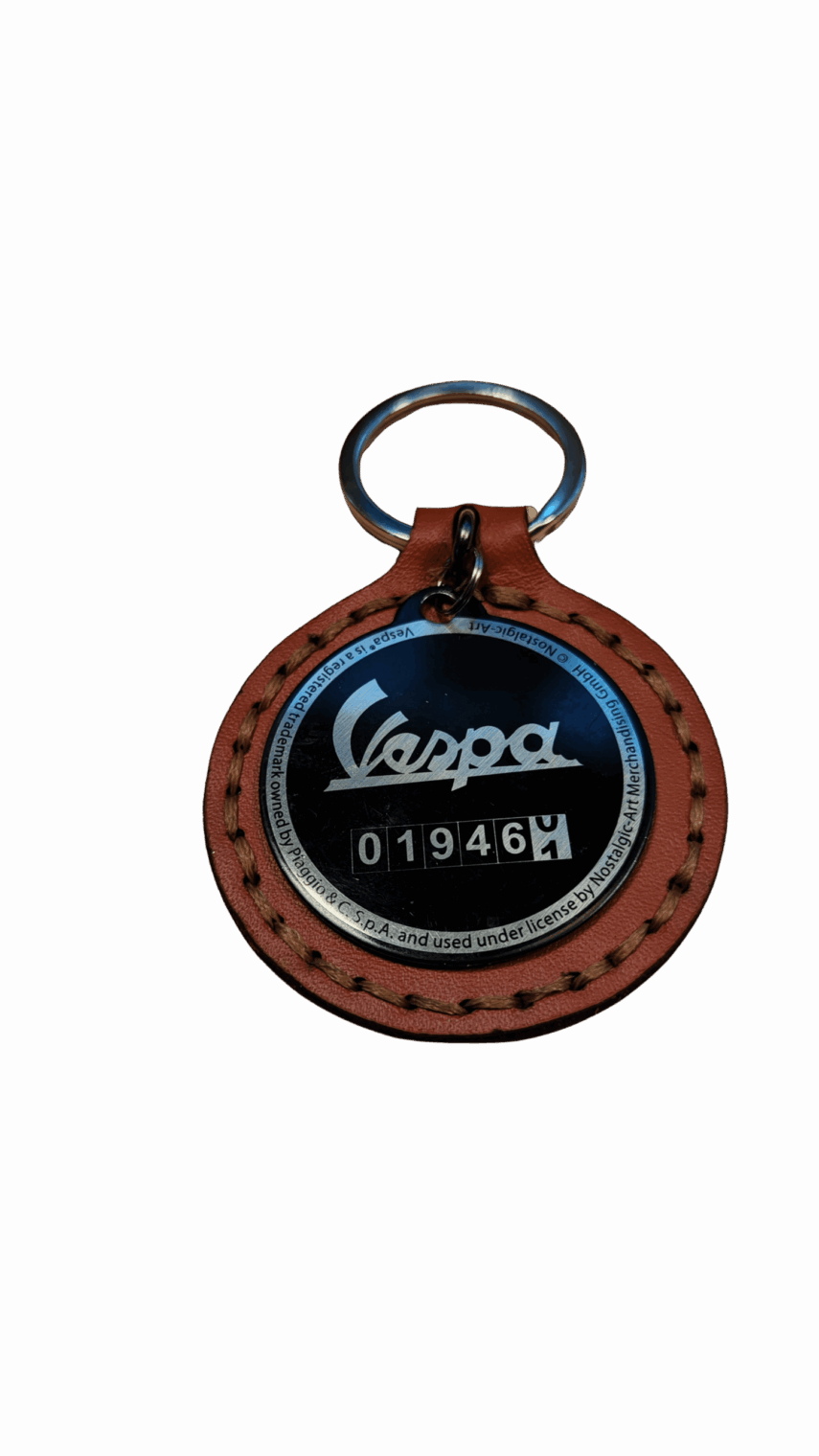 Porte-clés moto en métal sous licence – Vespa, BMW, Triumph, Honda, Indian Route 66, Kawasaki – Image 7