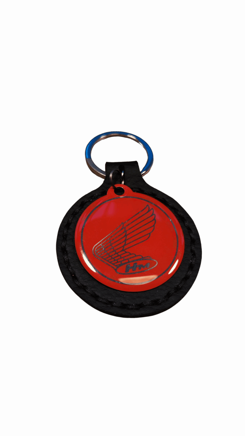 Porte-clés moto en métal sous licence – Vespa, BMW, Triumph, Honda, Indian Route 66, Kawasaki – Image 3