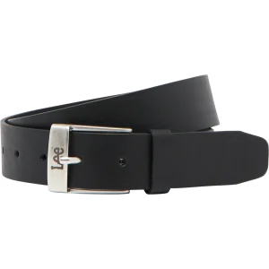 Boucle de ceinture en cuir noir