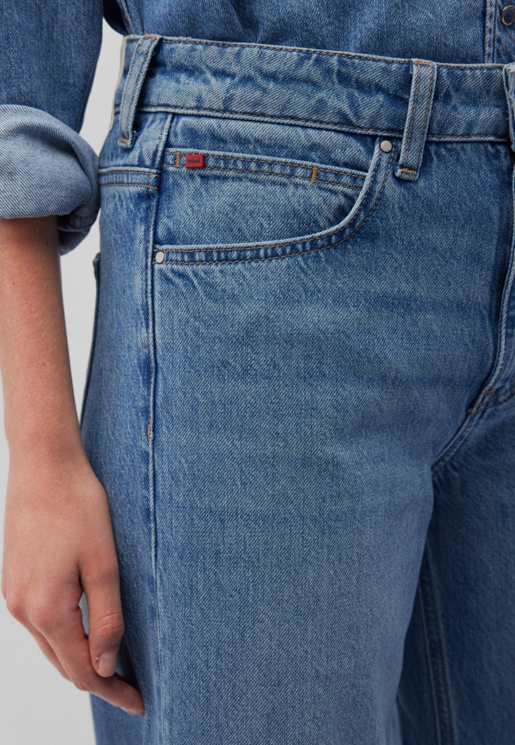 Kyoto en denim moyen brossé – Image 5