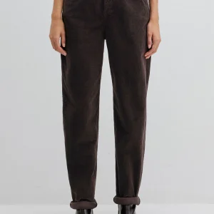 Laura en velours côtelé chocolat