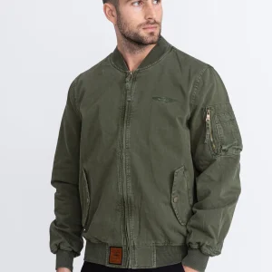 Veste aviateur Mac M en kaki