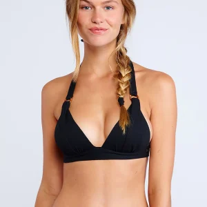 MAHO SANTAFE Top bikini en noir
