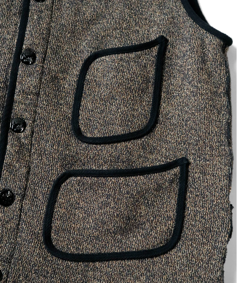 Brown Beach Vest by kapital – Image 3