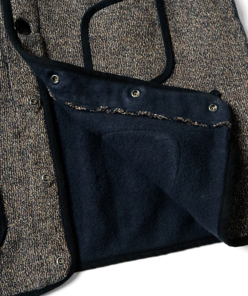 Brown Beach Vest by kapital – Image 4