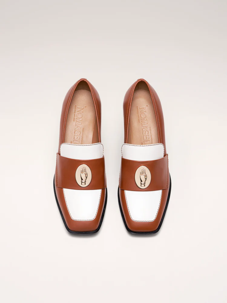 NONO - Mocassins - Bicolore Cognac – Image 2