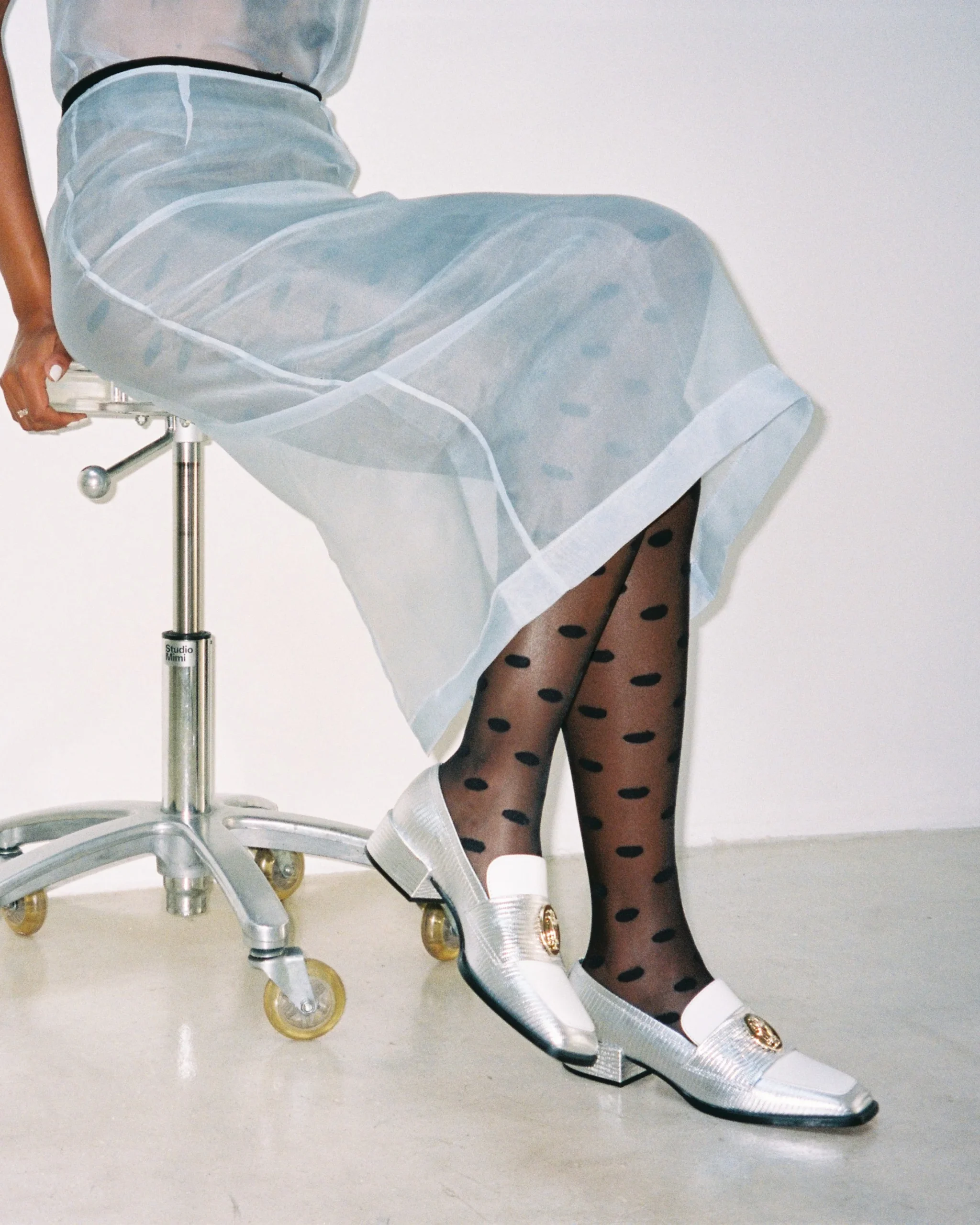 NONO - Mocassins - Bicolore Argent – Image 5