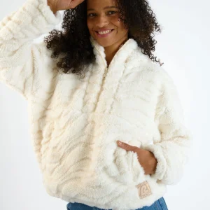 Sweat-shirt PEAK-CALGARY en écru