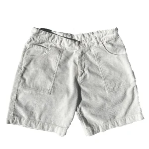 Corduroy Fatigue Short White