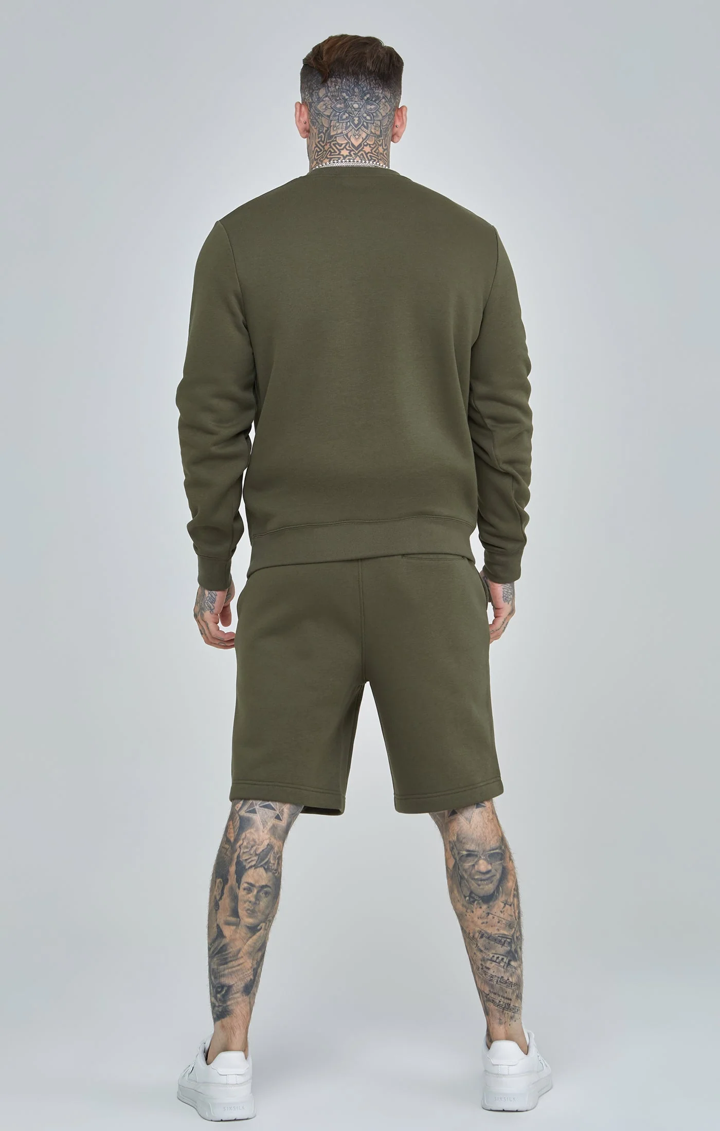 Sweat-shirt essentiel kaki – Image 2