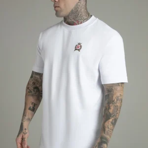 T-shirt surdimensionné en blanc