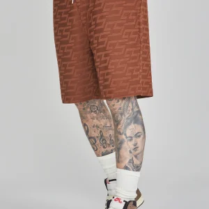 Short de serviette en marron