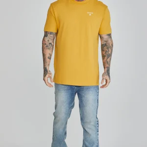 T-shirt graphique en jaune