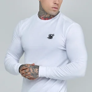 Essentials T-shirt à manches longues en blanc