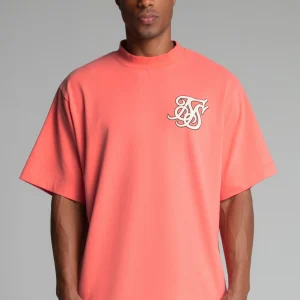 T-shirt rose à logo