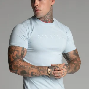 T-shirt Muscle Fit en bleu