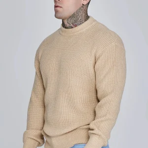 Sweat tricoté en écru