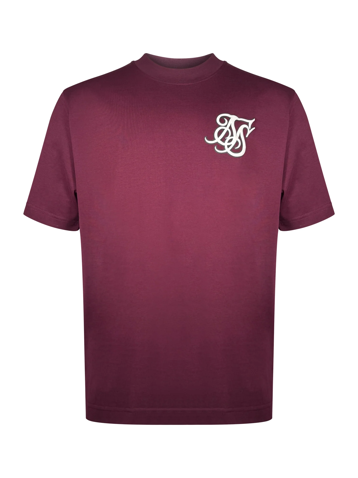 T-shirt à logo en bourgogne – Image 6