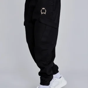 Cargos slim fit en noir