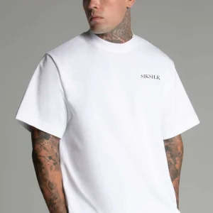 T-shirt graphique en blanc