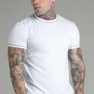 T-shirt Muscle Fit en blanc