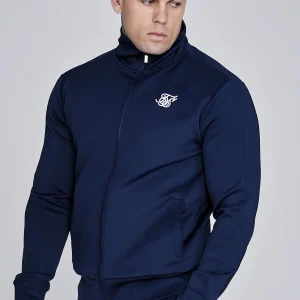 Essentials Poly Track Top en bleu marine
