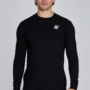 Essentials T-shirt à manches longues en noir