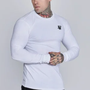 Essentials T-shirt à manches longues en blanc