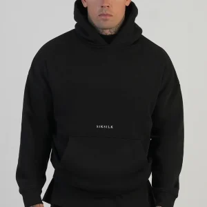 Sweat à capuche graphique en noir