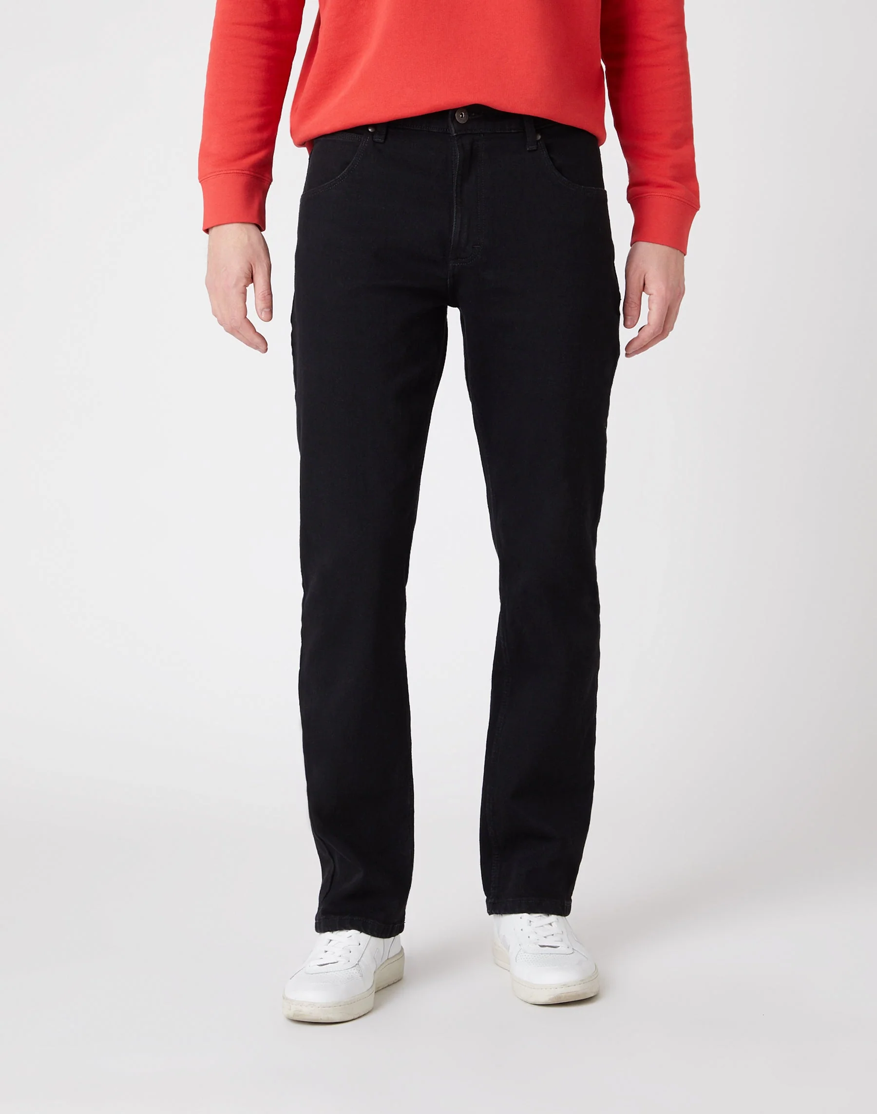 Straight Low Stretch dans Black Rinse