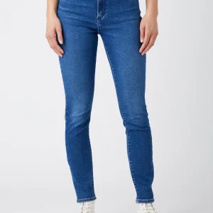 High Rise Jeans skinny en camelia